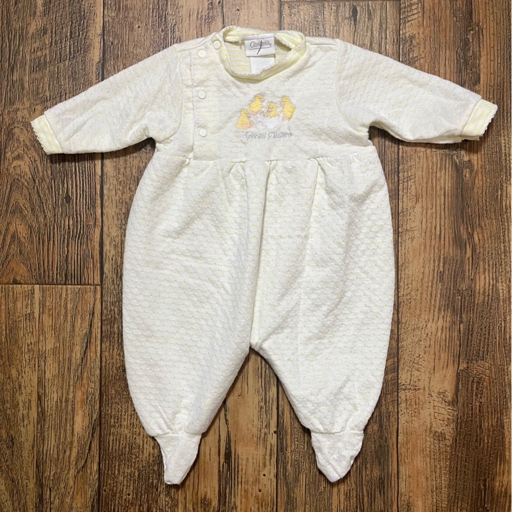 Vintage Carter’s “Special Delivery” Baby Sleeper Footie